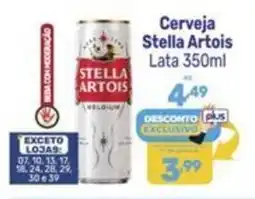 Supermercados Jau Serve Cerveja Stella Artois oferta