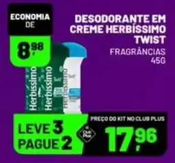 Supermercado Cubatao Desodorante em creme herbissimo twist oferta