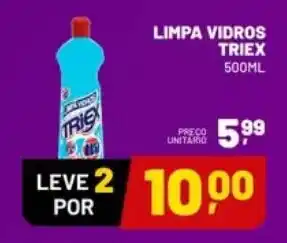 Supermercado Cubatao limpa vidros triex oferta