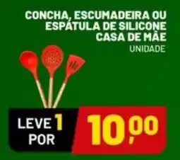 Supermercado Cubatao concha, escumadeira ou espátula de silicone casa de mãe oferta