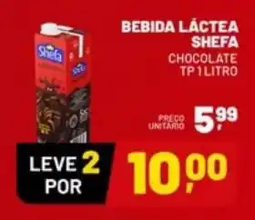 Supermercado Cubatao Bebida Láctea Shefa Chocolate oferta
