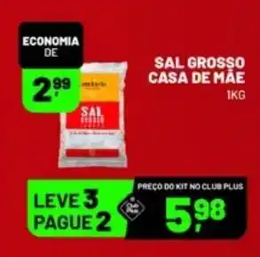 Supermercado Cubatao sal grosso casa de mãe oferta