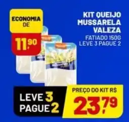 Supermercado Cubatao Kit queijo mussarela valeza oferta