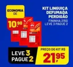 Supermercado Cubatao kit linguiça defumada perdigão oferta