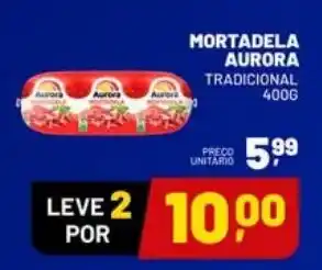 Supermercado Cubatao mortadela aurora tradicional oferta