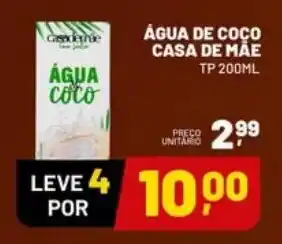 Supermercado Cubatao Água de coco casa de mãe oferta