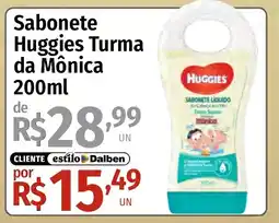 Supermercado Dalben Sabonete Huggies Turma da Mônica oferta
