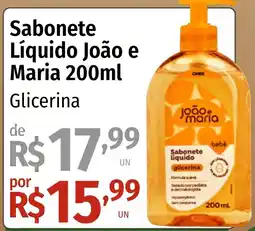 Supermercado Dalben Sabonete líquido joão e maria glicerina oferta