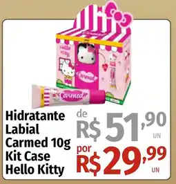 Supermercado Dalben Hidratante Labial Carmed Kit Case Hello Kitty oferta