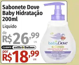 Supermercado Dalben Sabonete dove baby hidratação oferta