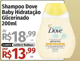 Supermercado Dalben Shampoo Dove Baby Hidratação Glicerinado oferta