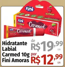 Supermercado Dalben Hidratante Labial Carmed 10g Fini Amoras oferta