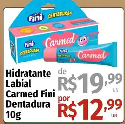 Supermercado Dalben Hidratante Labial Carmed Fini Dentadura oferta