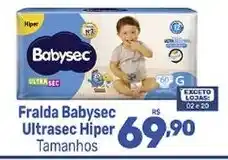 Fralda babysec ultrasec hiper