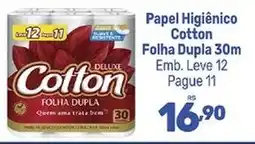 Supermercados Jau Serve Papel Higiênico Cotton Folha Dupla oferta