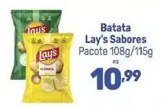 Supermercados Jau Serve Batata Lay's Sabores oferta