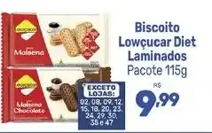 Supermercados Jau Serve Biscoito Lowcucar Diet Laminados oferta