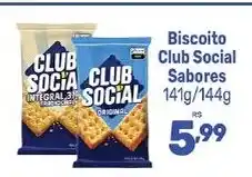 Supermercados Jau Serve Biscoito club social sabores oferta