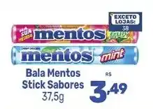 Supermercados Jau Serve Bala Mentos Stick Sabores oferta