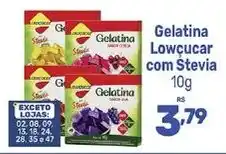 Supermercados Jau Serve Gelatina Lowcucar com Stevia oferta