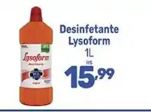 Supermercados Jau Serve Desinfetante Lysoform oferta
