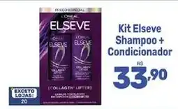 Supermercados Jau Serve Kit Elseve Shampoo + Condicionador oferta
