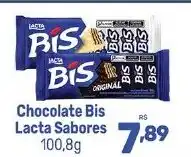 Supermercados Jau Serve Chocolate Bis Lacta Sabores oferta