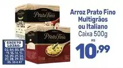Supermercados Jau Serve Arroz Prato Fino Multigrãos ou Italiano oferta