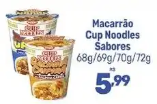 Supermercados Jau Serve Macarrão Cup Noodles Sabores oferta