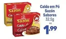 Supermercados Jau Serve Caldo em Pó Sazón Sabores oferta
