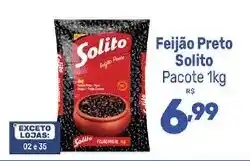 Supermercados Jau Serve Feijão Preto Solito oferta