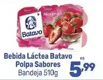Supermercados Jau Serve Bebida Láctea Batavo Polpa Sabores oferta