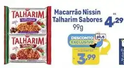 Supermercados Jau Serve Macarrão nissin talharim sabores oferta