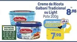 Supermercados Jau Serve Creme de Ricota Galbani Tradicional ou Light oferta