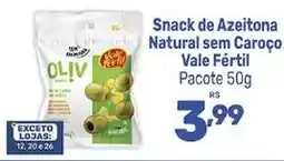 Supermercados Jau Serve Snack de Azeitona Natural sem Caroço oferta