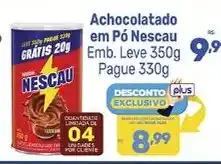 Supermercados Jau Serve Achocolatado em Pó Nescau oferta