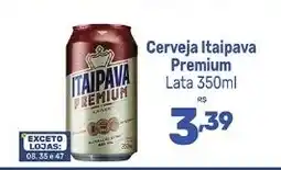 Supermercados Jau Serve Cerveja Itaipava Premium oferta