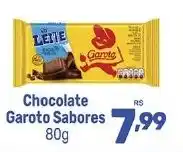 Supermercados Jau Serve Chocolate garoto sabores oferta
