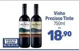 Supermercados Jau Serve Vinho Precioso Tinto oferta