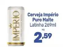 Supermercados Jau Serve Cerveja Império Puro Malte oferta
