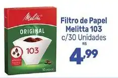 Supermercados Jau Serve Filtro de Papel Melitta 103 oferta