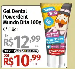 Supermercado Dalben gel dental powerdent mundo bita oferta