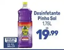 Supermercados Jau Serve Desinfetante Pinho Sol oferta