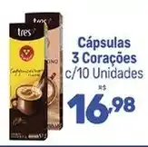 Supermercados Jau Serve Cápsulas 3 Corações oferta