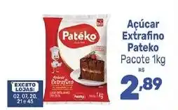 Supermercados Jau Serve Açúcar extrafino pateko oferta