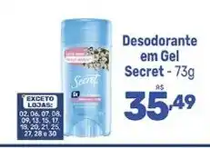 Desodorante em gel secret