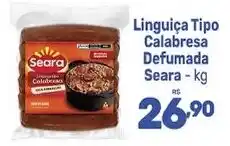 Supermercados Jau Serve Linguiça Tipo Calabresa Defumada Seara oferta