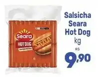Supermercados Jau Serve Salsicha Seara Hot Dog oferta