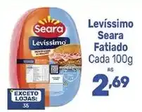 Supermercados Jau Serve Levissimo Seara Fatiado oferta