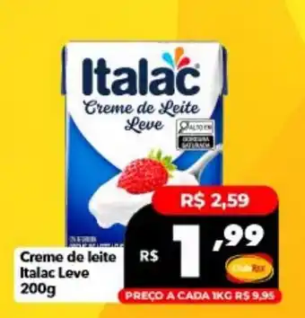 Creme de leite Italac Leve